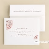 "Terracotta" - Wedding Thank You Cards in Rust by Kanika Mathur - FREE Recipient Addressing