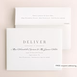 "Anson" - Wedding Thank You Cards in Latte by Kristie Kern - FREE Recipient Addressing