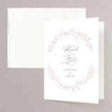 "Gathered" - Wedding Thank You Cards in Blossom by Kimberly FitzSimons - Front