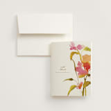"colorwash floral" - Wedding Thank You Cards in Blossom by Angela Marzuki - Front