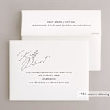 "By Your Side" - Wedding Thank You Cards in Crest by Design Lotus - FREE Recipient Addressing