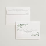 "Vining" - Wedding Thank You Cards in Eucalyptus by Kristie Kern - FREE Recipient Addressing