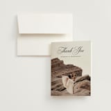 "Blancmange" - Wedding Thank You Cards in Frost by chocomocacino - Front