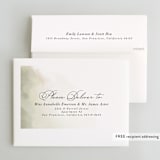 "Pastel Sky" - Wedding Thank You Cards in Moss by Hannah Williams - FREE Recipient Addressing