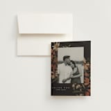 "Fall Garden Bouquet" - Wedding Thank You Cards in Rust by Grace Kreinbrink - Front