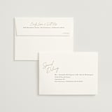 "Snapshots" - Wedding Thank You Cards in Pearl by Leah Bisch - FREE Recipient Addressing