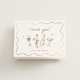 "Chic Soirée" - Wedding Thank You Cards in Verona Sunset by Cass Loh - Front