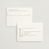 "Amara" - Wedding Thank You Cards in Sand by Robert and Stella - FREE Recipient Addressing