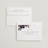 "Fleur" - Wedding Thank You Cards in Iris by Lori Wemple - FREE Recipient Addressing