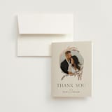 "Locket" - Wedding Thank You Cards in Pearl by Erin L. Wilson - Front