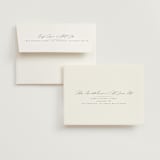 "Romantic Frame" - Wedding Thank You Cards in Indigo by Wildfield Paper Co - FREE Recipient Addressing