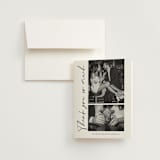 "ink pen" - Wedding Thank You Cards in Onyx by Sarah Curry - Front