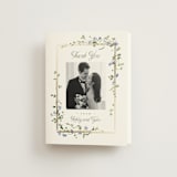 "Flowering Vine" - Wedding Thank You Cards in Bluebell by Everett Paper Goods - Front