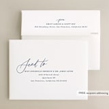 "Cosmos" - Wedding Thank You Cards in Midnight by Hooray Creative - FREE Recipient Addressing