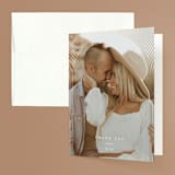 "Bloom" - Wedding Thank You Cards in Tea by Leah Bisch - Front