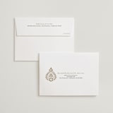 "Henna Stamp" - Wedding Thank You Cards in Champagne by Oma N. Ramkhelawan - FREE Recipient Addressing