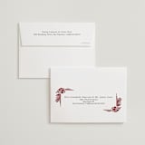 "Fiery" - Wedding Thank You Cards in Ruby by Ghia Designs - FREE Recipient Addressing