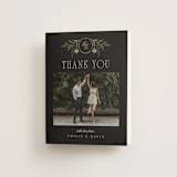 "Emilie" - Wedding Thank You Cards in Noir by Randi Cirelli - Front