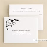 "Halcyon" - Wedding Thank You Cards in Tuxedo by Leah Bisch - FREE Recipient Addressing