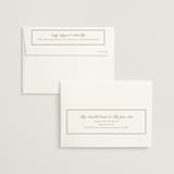 "Chic Monogram" - Wedding Thank You Cards in Porcelain by Mansi Verma - FREE Recipient Addressing