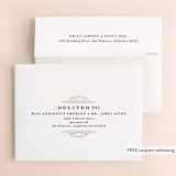 "Modern Deco" - Wedding Thank You Cards in Midnight by Hooray Creative - FREE Recipient Addressing