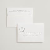 "For Eternity" - Wedding Thank You Cards in Midnight by Ana de Sousa - FREE Recipient Addressing