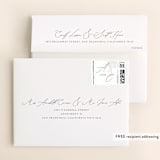 "far and away" - Wedding Thank You Cards in Lily by Design Lotus - FREE Recipient Addressing