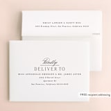 "Initially Yours" - Wedding Thank You Cards in Salt by Hooray Creative - FREE Recipient Addressing