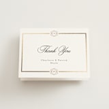 "Embrace" - Wedding Thank You Cards in Peony by Susan Moyal - Front