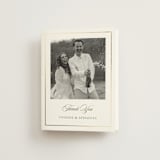 "Country Elegance" - Wedding Thank You Cards in Sage Green by Lucrecia Caporale - Front