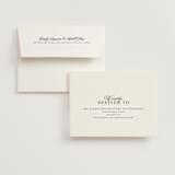 "Gilded Ampersand" - Wedding Thank You Cards in Cotton by Jennifer Postorino - FREE Recipient Addressing