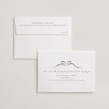 "Bow" - Wedding Thank You Cards in Tuxedo by Corinne Malesic - FREE Recipient Addressing
