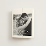 "Aligned" - Wedding Thank You Cards in Spun Sugar by Jessica Williams - Front