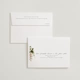 "Floral Tribute" - Wedding Thank You Cards in Moss by Chris Griffith - FREE Recipient Addressing