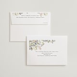 "By the Creek" - Wedding Thank You Cards in Emerald by Becky Nimoy - FREE Recipient Addressing