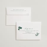 "The Greenhouse" - Wedding Thank You Cards in Seagreen by Elly - FREE Recipient Addressing