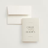 "Idyllic" - Wedding Thank You Cards in Sugar by Jessica Williams - Front