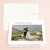 "Fantasia" - Wedding Thank You Cards in Sugar by Jessica Williams - Front
