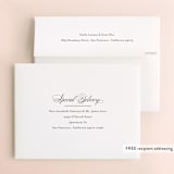 "Fantasia" - Wedding Thank You Cards in Sugar by Jessica Williams - FREE Recipient Addressing