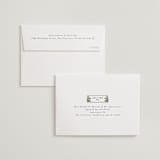 "Deco Spring Florals" - Wedding Thank You Cards in Birch by Shiny Penny Studio - FREE Recipient Addressing