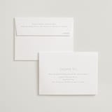 "Bellino" - Wedding Thank You Cards in Snow by AK Graphics - FREE Recipient Addressing