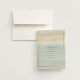 "Contemplate" - Wedding Thank You Cards in Sand by Janean Hinger - Front