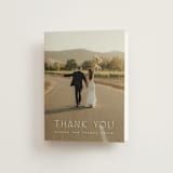 "Fringe" - Wedding Thank You Cards in Midnight by Leah Bisch - Front