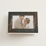 "Quince" - Wedding Thank You Cards in Ivy by Kelly Schmidt - Front