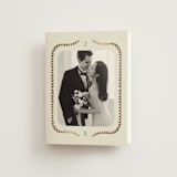 "Frame" - Wedding Thank You Cards in Emerald by Jen Owens - Front