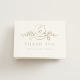 "Posy" - Wedding Thank You Cards in Blush by Everett Paper Goods - Front