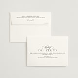 "Black Tie Affair" - Wedding Thank You Cards in Onyx by Hooray Creative - FREE Recipient Addressing