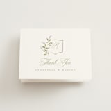 "Marmont" - Wedding Thank You Cards in Lilac by Kristie Kern - Front