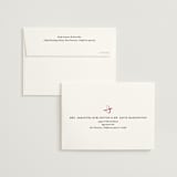 "Amore" - Wedding Thank You Cards in Snow by Ani Somi - FREE Recipient Addressing