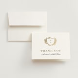 "Heritage" - Wedding Thank You Cards in Honeysuckle by Leah Bisch - Front